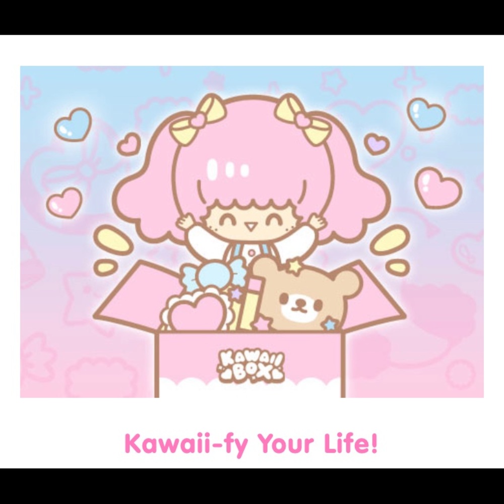 Kawaii Box April Items - Cute & Girly